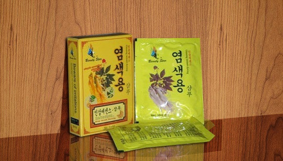 Dầu gội đen tóc Nhân sâm Ginseng Instant Dyeing 30 ml x 2