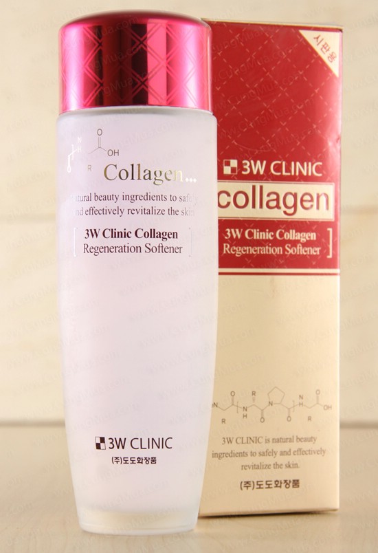  Nước hoa hồng Collagen 3W Clinic Hàn Quốc 