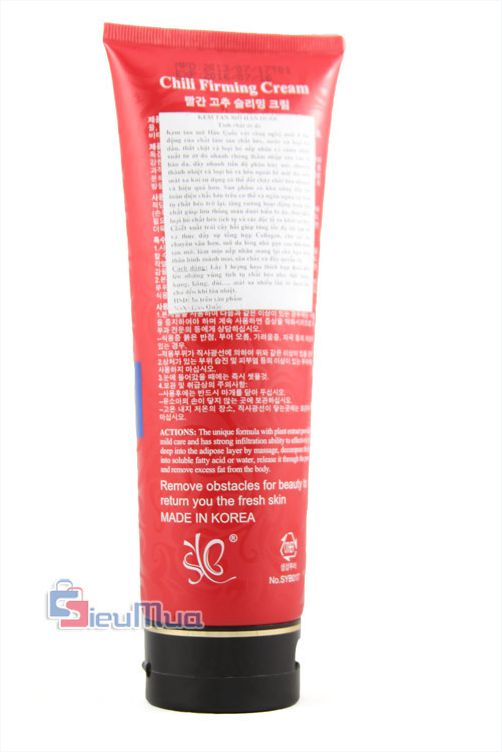 Kem đánh tan mỡ bụng Hot Chili Firming Cream