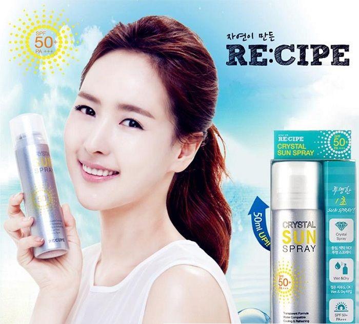 KEM CHỐNG NẮNG DẠNG XỊT CRYSTAL SUN SPRAY SPF 50+ PA+++