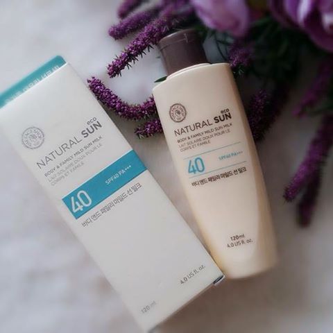 NATURAL SUN BODY & FAMILY MILD SPF40 THEFACESHOP