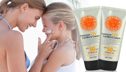 kem chống nắng 3w clinic uv snail day sun cream spf50++