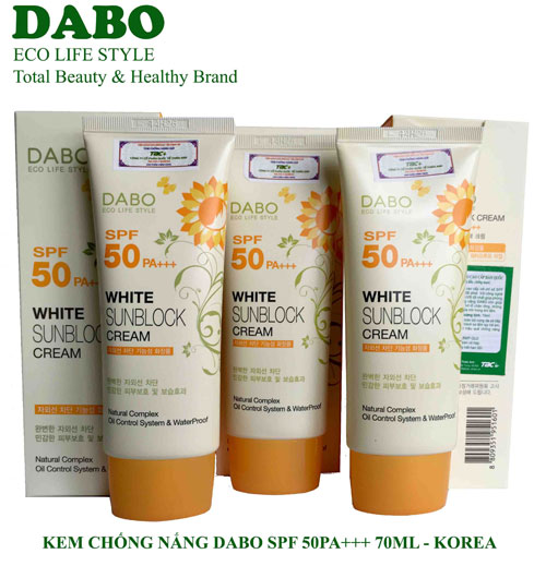 Kem chống nắng DABO Sunblock Hàn Quốc