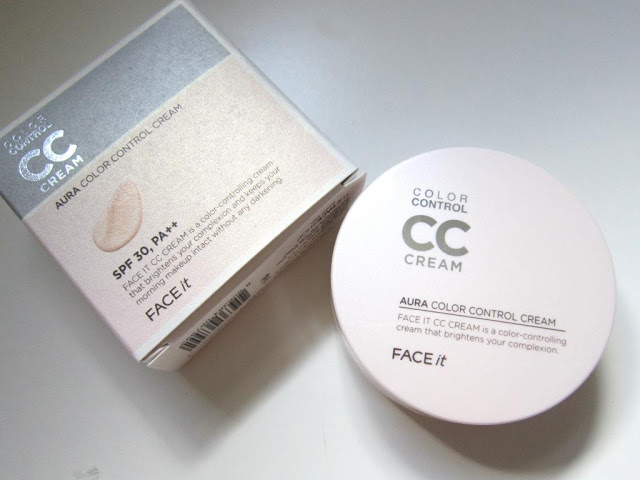 CC CREAM THE FACE SHOP AQUA AURA COLOR CONTROL