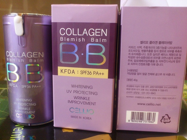 Kem nền BB Cellio Collagen