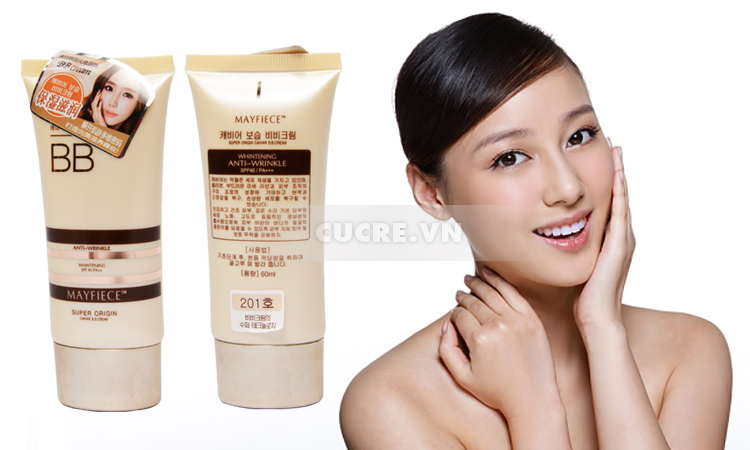 Kem nền dưỡng trắng da Mayfice SPF45PA++