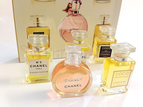 Bộ nước hoa Chanel (5 chai)