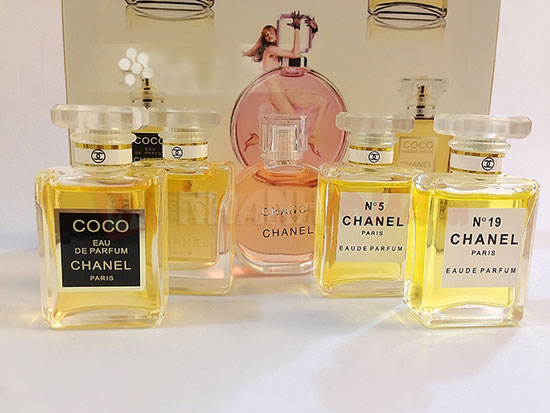 Bộ nước hoa Chanel (5 chai)