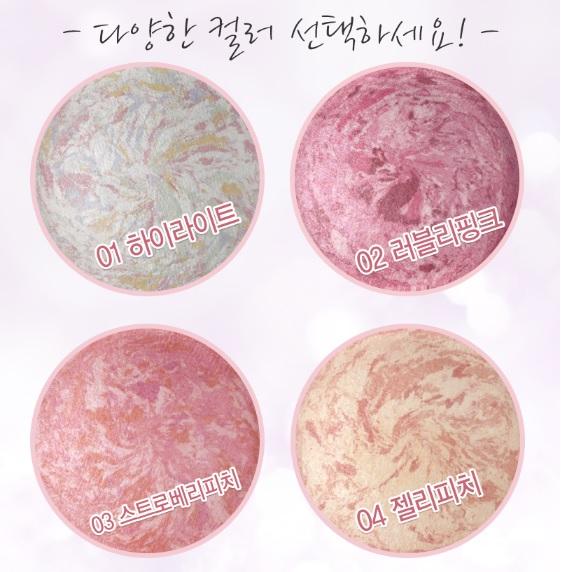 Phấn má hồng CELLIO Ngọc trai Shining Face