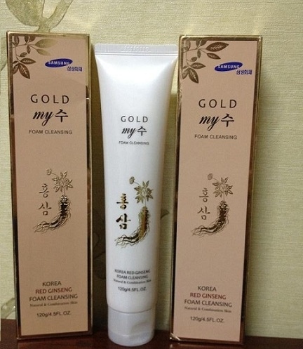 KOREA GOLD GINSENG FOAM CLEANSING MY GOLD