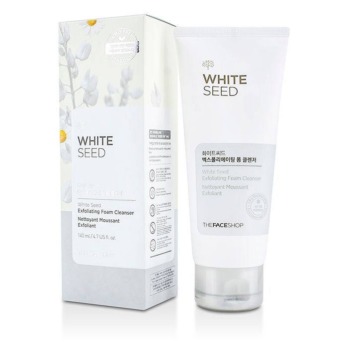 WHITE SEED EXFOLIATING FOAM CLEANSER THE FACE SHOP