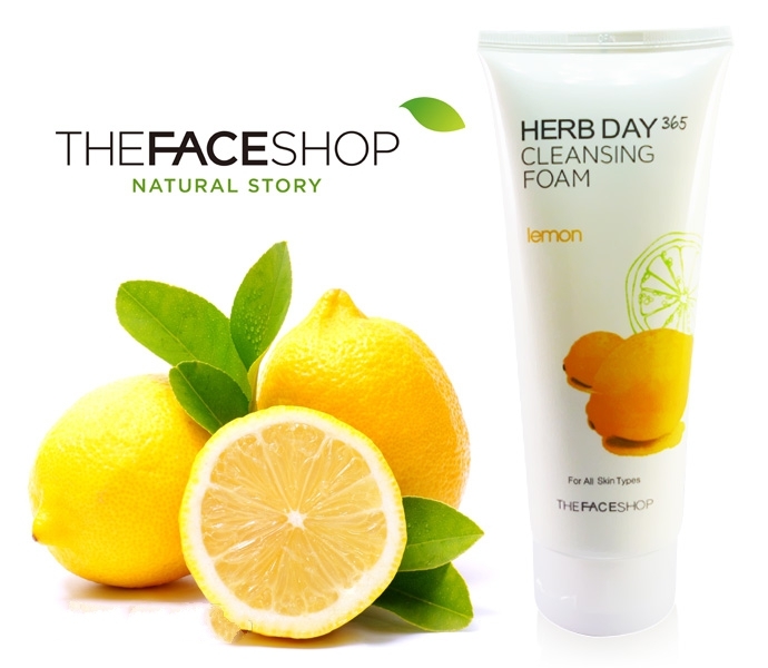 Sữa rửa mặt Herb Day 365 Cleansing Foam The Face Shop